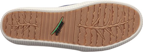 Earth Womens Currant Sapphire Blue Printed Wave Suede Slip-On - 9.5