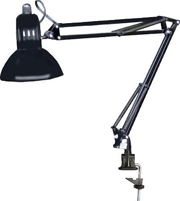 Dina Meri 325 MANICURE NAIL TABLE SWING ARM LAMP BLACK