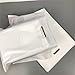 SES.CO Thick White Plastic Shopping Bags,Sturdy Retail Bags for Merchandise with Die Cut Handle,Glossy Customer Bags for Boutique/Store/Grocery/Makeup/Clothes/Gift (12x15 Inch,100 Count)