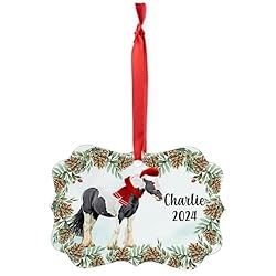 Black White Gypsy Irish Cob Horse Christmas
