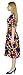 Marycrafts Women's Floral Print Fit Flared Midi Dress