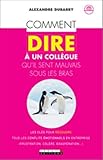 comment dire à un collègue qu'il sent mauvais sous les bras ? by 