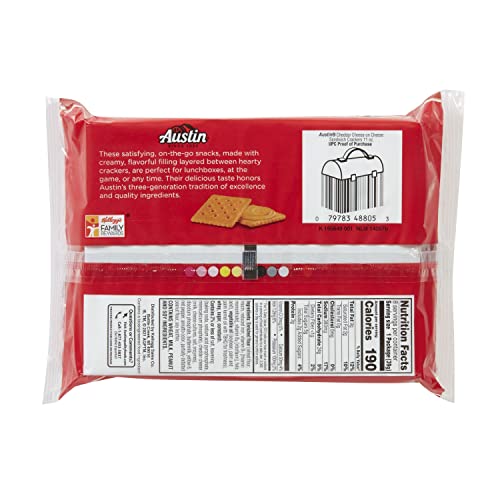 Austin Sandwich Crackers, Single Serve Snack Crackers, Office and Kids