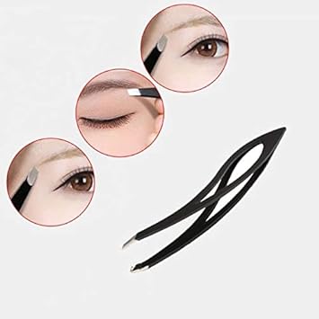 Cys Stainless Steel Ingrown Hair Eyebrow Eyelash Slanted Hair