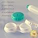 Contact Lens Cases - 12 Contact Case Value Pack, Bulk 1 Year Supply in a Convenient Storage Container, FDA Approved, Safe-Eco Friendly Premium Cases- by Vizn Pro
