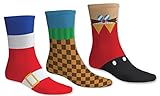 Official SEGA Sonic the Hedgehog Socks (3 Pairs)