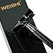 WEISHI Black Long Handle Butterfly Open Double Edge Safety Razor Twist to Open Men's Shaver