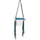 Myra Bag Clear Bag for Women - Western Upcycled Leather Shoulder Bag