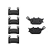 KMG 1999-2000 Honda CBR 600 F4 Front + Rear Non-Metallic Organic NAO Brake Pads Set