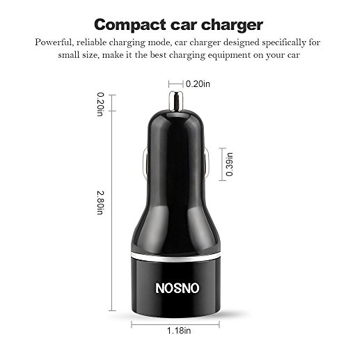Wzs Car Charger 24w 4 8a Rapid Dual Port Usb Car Charger Adapter