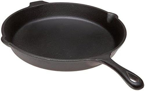Skillet Cast Iron 15" Pre Seasoned Kitchen Cooking Pan Black Cookware Homey Delight