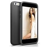 iPhone 6 Case,[4.7inch][2PCS HD Screen Protectors]by Ailun,Soft TPU Bumper&Hard Shell Solid PC Back Case,Shock-Absorption,Anti-Scratch&Fingerprints Dual-Layer Cover,Siania Retail Package[Black]