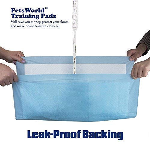 PETSWORLD XL Puppy Training Pads 300 Ct 28x34