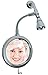 ShowerTek CXL 1X/3X Magnified Fog Proof Shower Mirror, Chrome