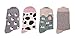 Dosoni Girl Novelty Cartoon Animal Lovely Cute socks 4 packs-Gift Idea (Cow/Gray)