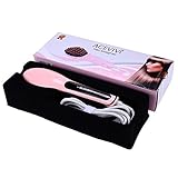 ACEVIVI Brush Hair Straightener,ceramic Anti Static ,0 Damage,8 Seconds Silky Straightening Hair, Frizz-free Styler and Massage Scalp