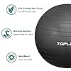 TOPLUS-Exercise-Ball-Gym-Ball-Supports-2200lbs-Yoga-Ball-Anti-Burst-Extra-Thick-Swiss-Ball-with-Quick-Pump-Birthing-Ball-for-Yoga-Pilates-Fitness-Pregnancy-Labour TOPLUS Exercise Ball, Gym Ball Supports 2200lbs Yoga Ball Anti-Burst & Extra Thick, Swiss Ball with Quick Pump Birthing…