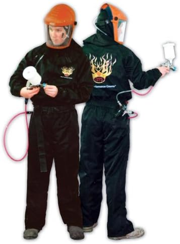 High Teck Carbon Fiber Anit-Static Paint Spray Suit XXX-Large White