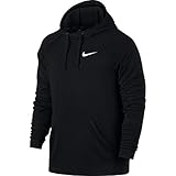 Nike Men's Dry Training Hoodie Black/White Size Large