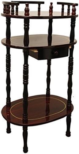 Composite Wood 3-Tier Plant Stand in Cherry