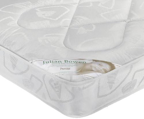 Julian Bowen Premier Mattress - White Mattresses, Beige, Double (135 x 190 cm)