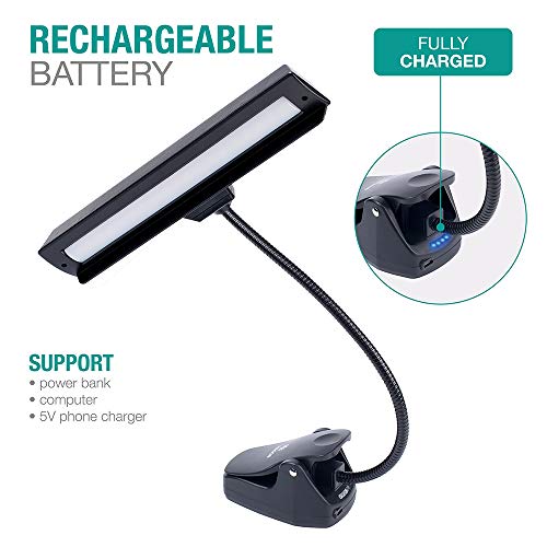 2 Professional+3000K+6000K+Orchestra+Dimmable+Rechargeable