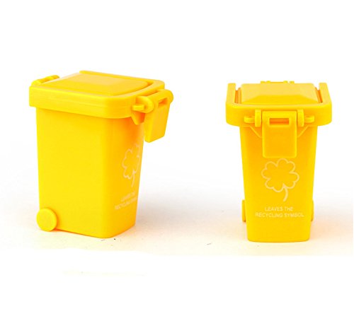 AITING Kids Push Toy Vehicles Garbage Truck's Trash Cans