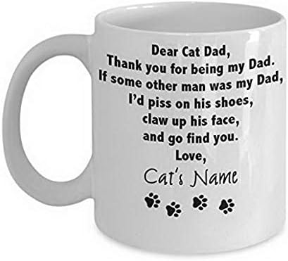 dear cat dad mug