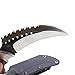 MASALONG Moltres Outdoor Survival Claw Tactical Double Edged Sharp Fixed Blade Knife with Sheath