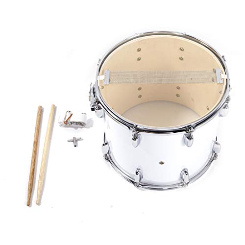 Student Marching Drums,14 x10 inches Marching Drum Drumsticks Key Strap