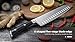 MAD SHARK Kitchen Knife, Chef's Santoku Knife 8-inch, German High Carbon Stainless Steel Chef Knife, Super Sharp Multipurpose Chopping Knife for Meat Vegetable Fruit with Ergonomic Handle & Gift Box