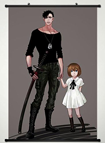 Wall Scroll Poster Fabric Painting For Anime Gangsta Nicolas Brown & Nina 006 L