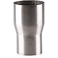 BARTOO Universal 2.5 to 3 inch exhaust adapter Exhaust Pipe Adapter Exhaust Pipe Adapter Tube Stainless Steel Exhaust Pipes Intake Pipe Connection Joint (2.5''ID-3''ID)