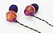 House of Marley EM-JE013-RO People Get Ready Jammin In-Ear Headphone with 3-Button Mic - Royal