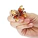 24 Pcs Octopus Mini Jaw Clips 1.2 Inch Small Hair Claw Clips No-slip Grip for Women Girls(Brown)