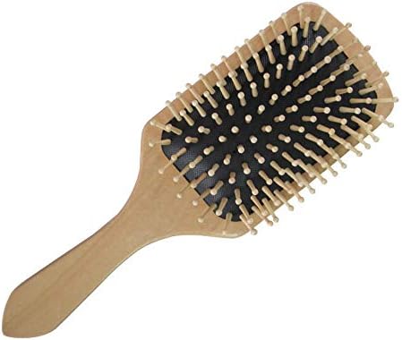 即日発送 ヘアブラシ木製の大きなハンドルカーリーヘアもつれた髪型ヘアブラシエアバッグくし 女性男性 大型家電 ヘアケアコーム ホーム Black B08cn68xw1 ベビー マタニティ Color ヘアケア カラー スタイリング