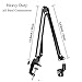 Etubby Adjustable Desktop Microphone Stand Suspension Mic Clip Boom Studio Scissor Arm Stand for Radio Broadcasting Studio, Voice-Over Sound Studio, Stages, and TV Stations
