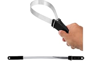 Stainless Steel Animal Equine Sweat Scraper Shedding Blade,Double-Sided Shedding Blade,Horse Sweat Scraper Horse Grooming Bru