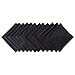 DII Basic Buffet 16x16 Cotton Napkin, Pack of 12, Black - Perfect for Halloween, Dinner Parties, BBQs and Everyday Use