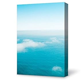 Canvas Wall Art for Living Room,Bedroom Home Artwork Paintings Coast and Horizon Ready to Hang - 12x18 inches