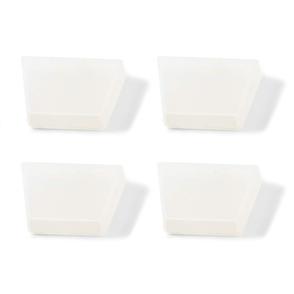 SPEEDWOX 4 Pcs Replacement Rubber Tips Kit for Glass Breaking Pliers Key Fob Pliers Flat Jaws for Key Fob Hardware Install and Stained Glass Work Supplies and Tools