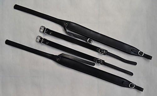genuine Leather Straps Strap For 96-120 bass Accordion Accordian Harness, 1pcs black