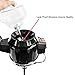 Mefeir 600W Professional Salon Hair Steamer Stand Up with Hood,Rolling Floor Iron Base,Adjustable Timer,2 Speeds,Portable Color Processor for Natural Curly Hair Treatment Barber Spa Tools