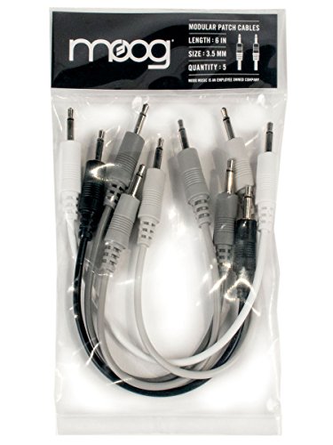 Moog 6" Modular Patch Cables