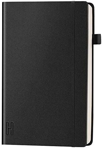 Planner 2020 with Pen Holder, Hardcover Daily Weekly Monthly Yearly Planner with 20 Dotted Pages, Hommie Productivity to-do List Agenda Appointment Notebook for Student Teacher Staff, Black