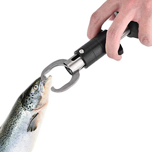 Fish Lip Grabber, professioneller Fischhalter Edelstahl Digitalwaage Angelgriff Angelzange Elektronische Gewichtswaage – Bild 8