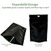 25 Smell Proof Bags (4x6) Made in USA by Formline Supply- Premium Odor Proof Baggies Designed to Lock in Herb Freshness with Reusable Zipper - Discreet Airtight and Heat Sealable + 2 Free Doob Tubes