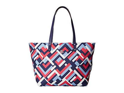 Lauren ralph lauren women s bainbridge tote marine mult…