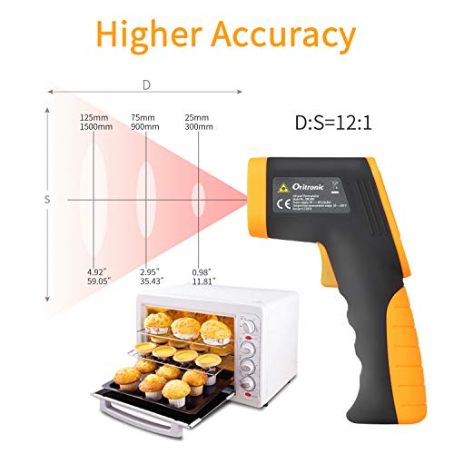2 Temperature+Non+Contact+Digital+Infrared+Thermometer