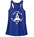 Comical Shirt Ladies Let That Shit Go Yoga Graphic Racerback